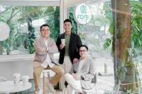 (Kiri - Kanan) Umara Ardra sebagai Group CFO Fore Coffee, Vico Lomar sebagai CO-Founder & CEO Fore Coffee, Matthew Ardian sebagai CMO Fore Coffee_